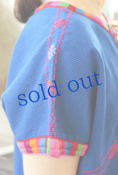 画像4: 手織り生地のウィピルトップス　 (4)