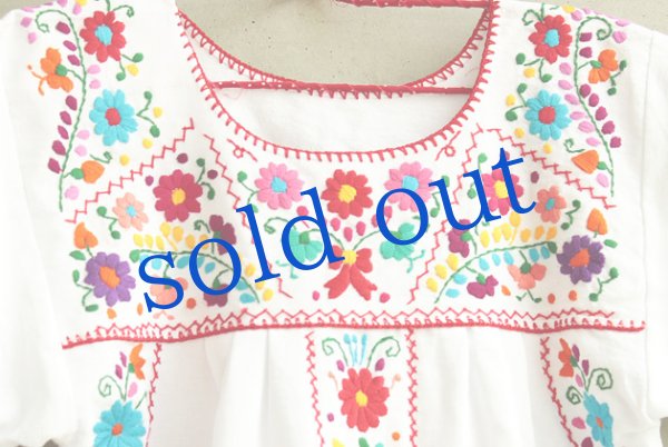 画像3: プエブラ州のブラウス　 (3)