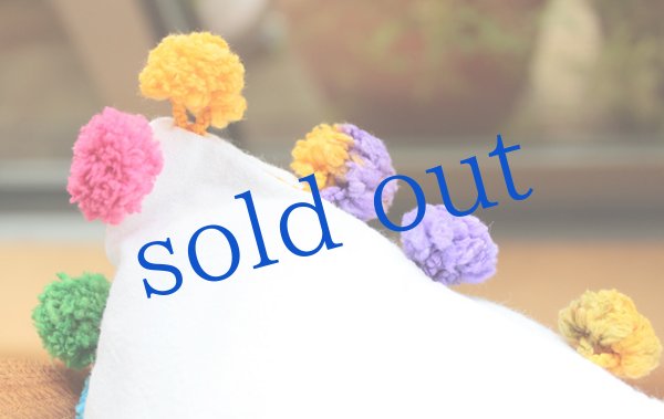 画像4: オトミの刺繍クッション付きカバー (4)