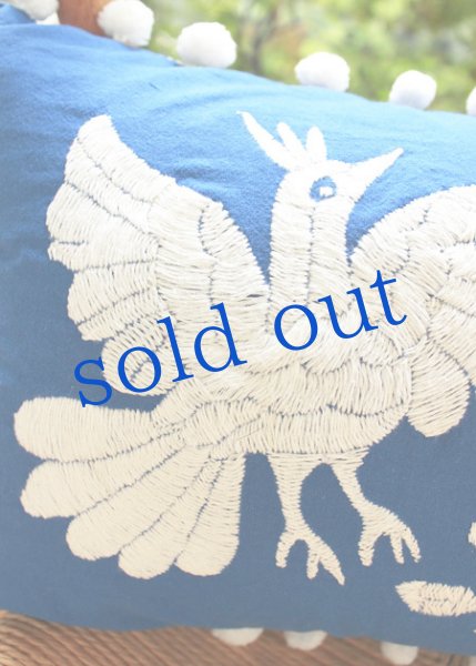 画像3: オトミの刺繍クッション付きカバー (3)