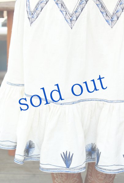 画像3: ミヘのミシン刺繍スカート (3)