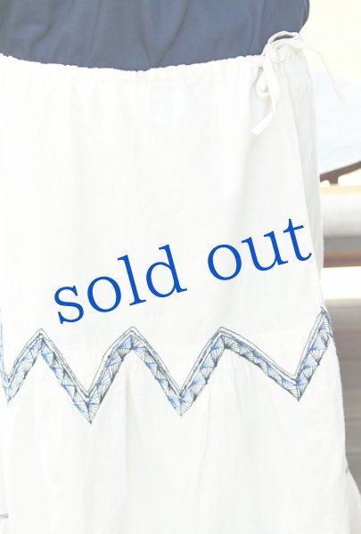 画像5: ミヘのミシン刺繍スカート (5)