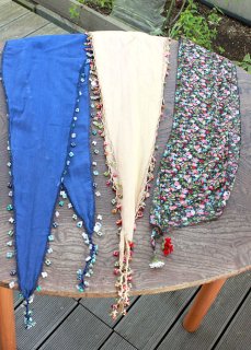 メキシコ刺繍ショール・ポンチョ・インドウール刺繍ストール