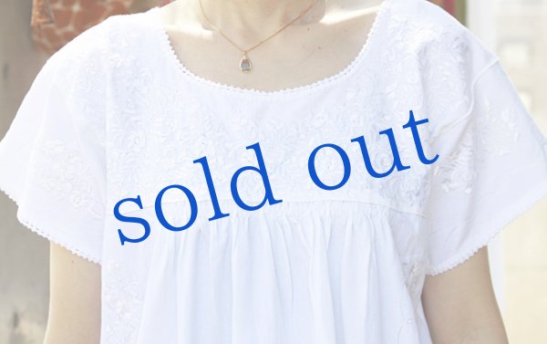 画像5: 白刺繍サンアントニーノ刺繍ドレス (5)