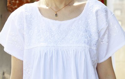 画像3: 白刺繍サンアントニーノ刺繍ドレス