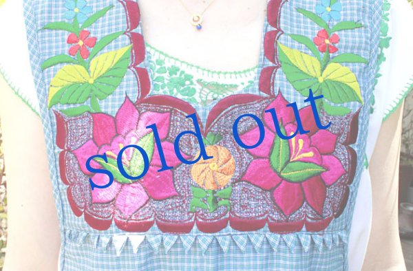 画像5: オアハカの刺繍エプロン（デラックス） (5)