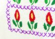 画像5: メキシコ刺繍５分袖ブラウス (5)