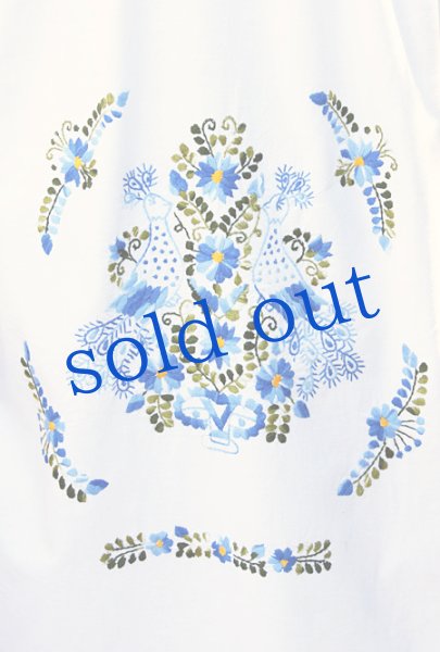 画像4: 蝶と孔雀メキシコ刺繍ワンピース (4)