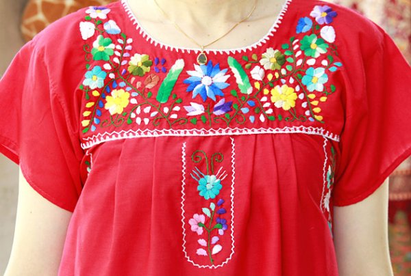 画像5: プエブラ定番メキシカンワンピース (5)