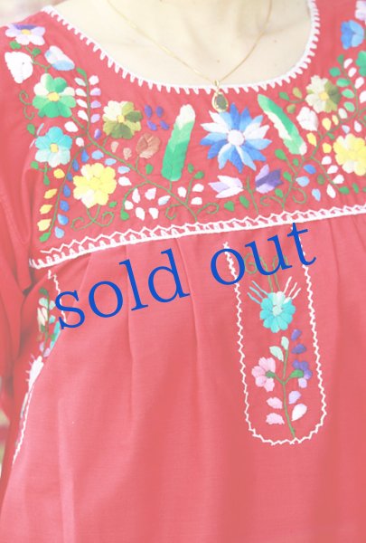 画像2: プエブラ定番メキシカンワンピース (2)