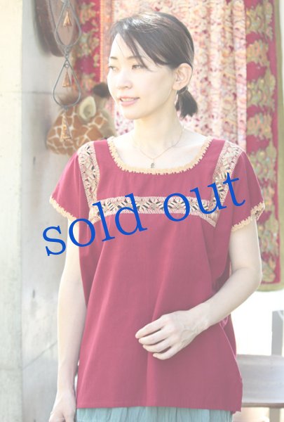 画像3: サンアントニーノ刺繍ウイピルブラウス (3)