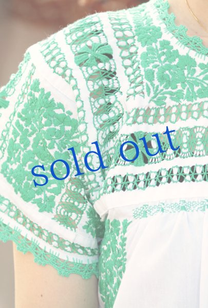 画像2: 「サンアントニーノ」 刺繍チュニックブラウス (2)