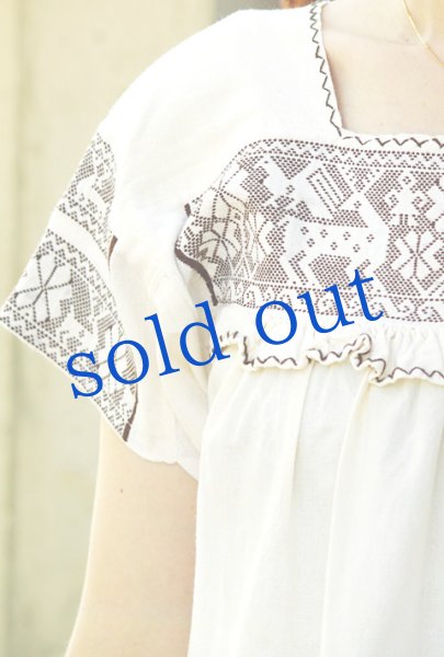 画像2: オトミの刺繍ワンピース (2)