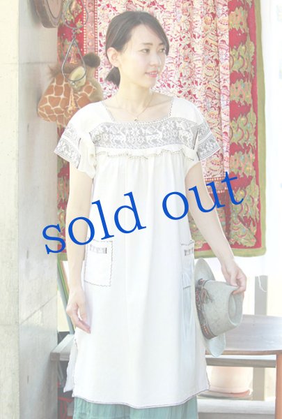 画像3: オトミの刺繍ワンピース (3)