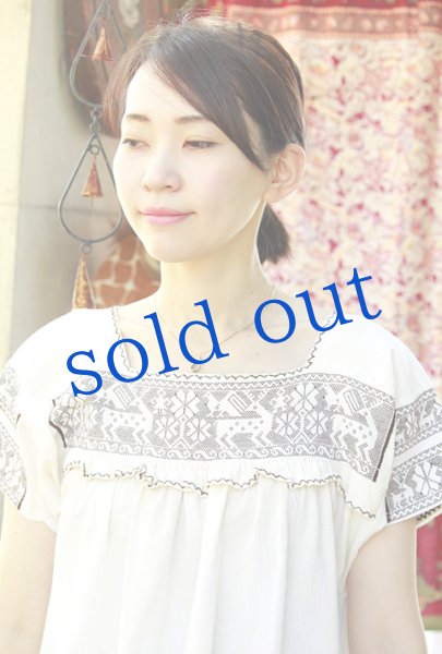 画像1: オトミの刺繍ワンピース (1)