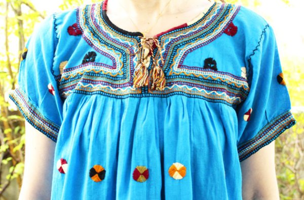 画像5: メキシコ刺繍ブラウス「チアパス」 (5)