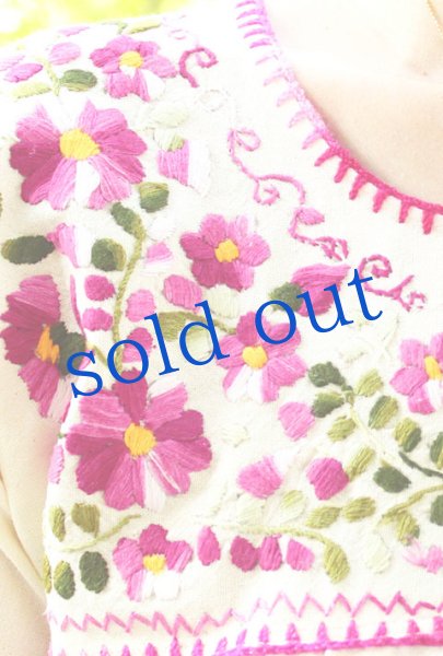 画像2: マンタ生地のメキシカンワンピース　 (2)