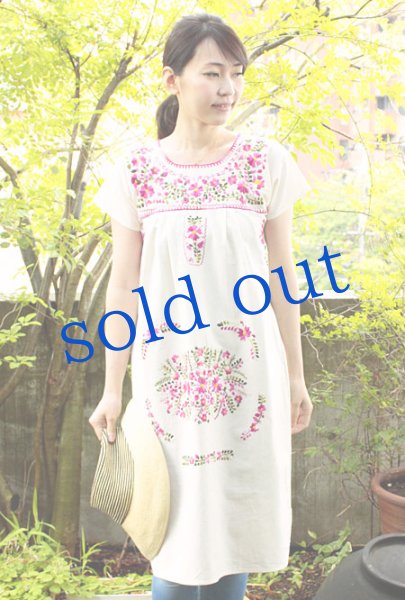 画像3: マンタ生地のメキシカンワンピース　 (3)