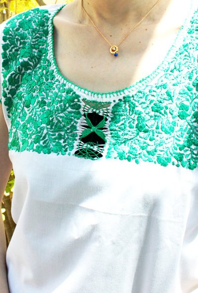 画像2: サンアントニーノ刺繍ブラウス　