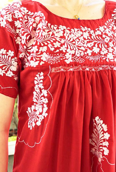 画像2: リャマリャマデザイン刺繍ワンピース「サンアントニーノ」　 (2)