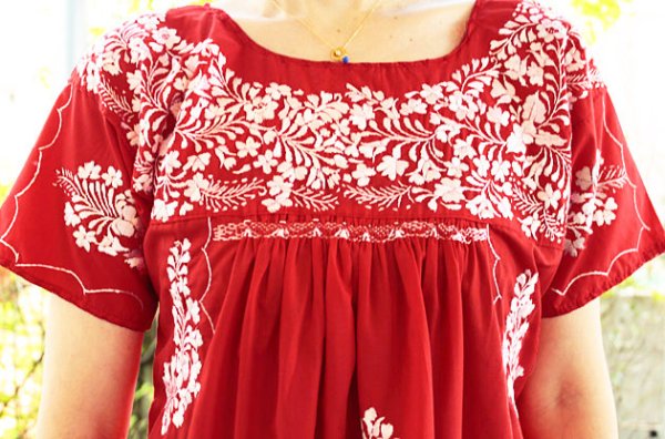 画像5: リャマリャマデザイン刺繍ワンピース「サンアントニーノ」　 (5)