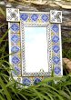 画像2: タラベラ焼タイルの鏡 (2)