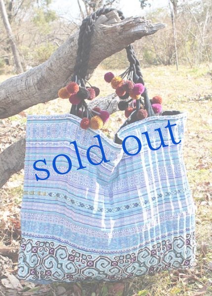 画像2: 花モン族のプリーツバッグ (2)