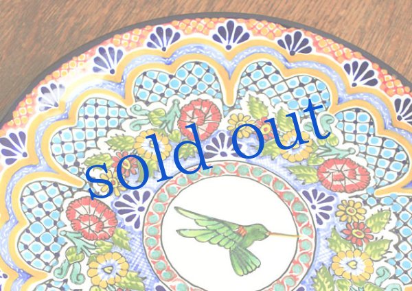 画像4: タラベラ焼き陶器の飾り皿 (4)