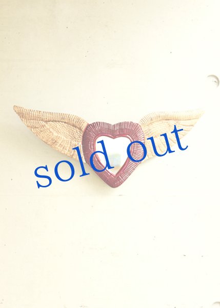 画像2: ウイングハートのブリキオーナメント＆ミラー　 (2)