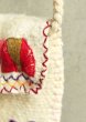 画像5: 手つむぎ・手織りウールの刺繍ポシェット (5)