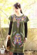 画像1: 定番メキシコ刺繍ワンピース　 (1)
