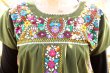 画像5: 定番メキシコ刺繍ワンピース　 (5)