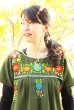 画像3: 定番メキシコ刺繍ワンピース (3)