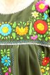 画像2: 定番メキシコ刺繍ワンピース (2)