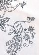 画像4: メキシコ刺繍図案プリント布 (4)