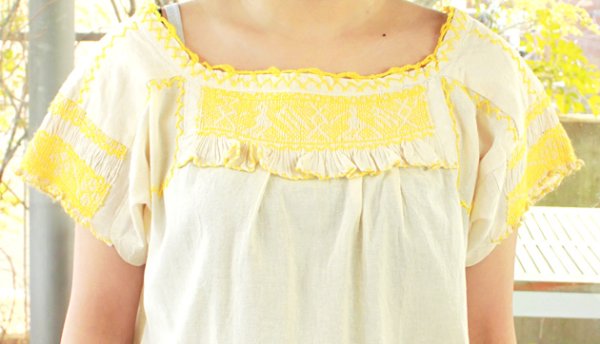 画像4: オトミ族のペペナド刺繍ブラウス  (4)