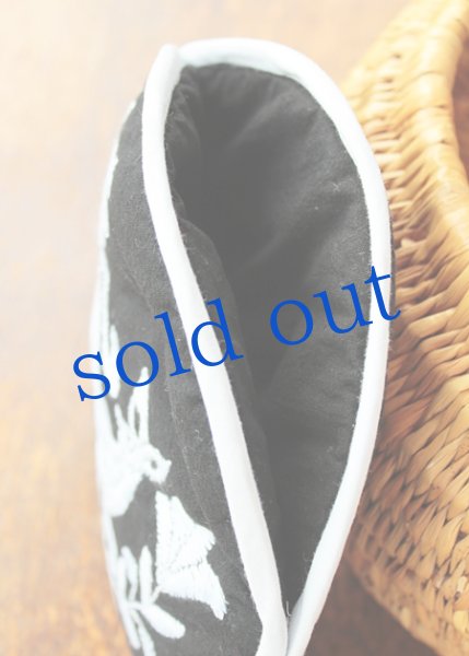 画像3: オトミの刺繍クッション入りトルティージャカバー (3)