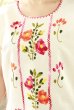 画像2: メキシコ刺繍ウィピルトップス (2)