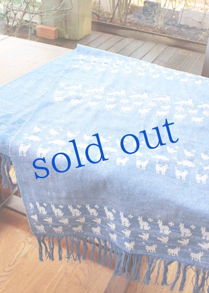 画像2: オアハカの可愛い手織り布 (2)