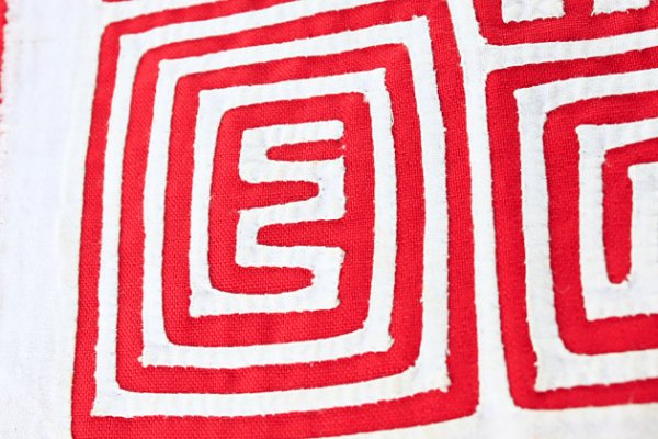 画像4: ビンテージモラ刺繍クロス[約42cm×35cm]　　 (4)