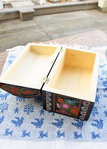 画像4: オリナラ漆器の宝箱大きなサイズ (4)