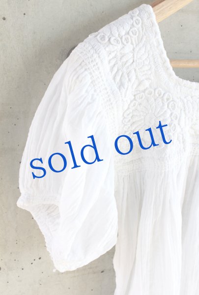 画像4: メキシコ刺繍ブラウス「チアパス」  (4)