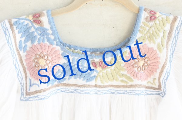 画像5: メキシコ刺繍ブラウス「チアパス」 (5)