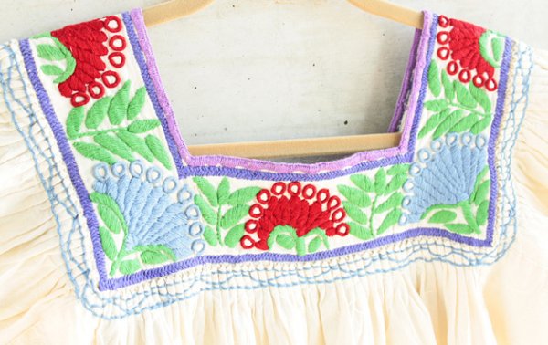 画像5: メキシコ刺繍ブラウス「チアパス」 (5)