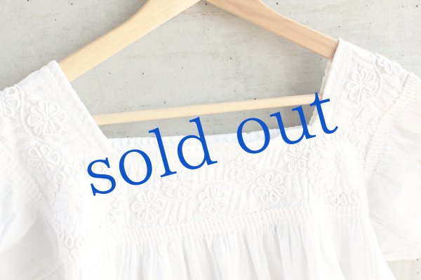 画像5: メキシコ刺繍ブラウス「チアパス」 (5)