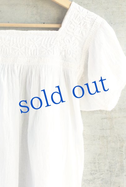 画像3: メキシコ刺繍ブラウス「チアパス」 (3)