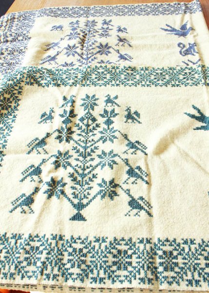 画像4: llamallamaオリジナル手織りウールケープショール (4)