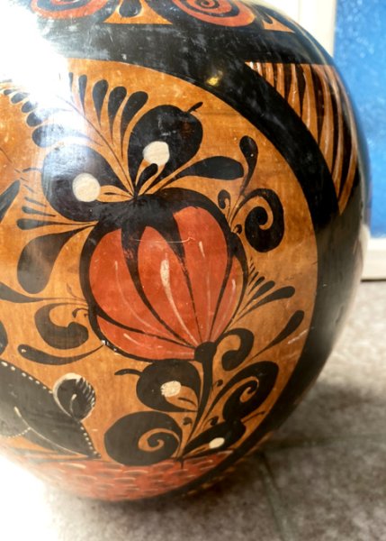 画像2: トナラ焼き壺アンティーク (2)