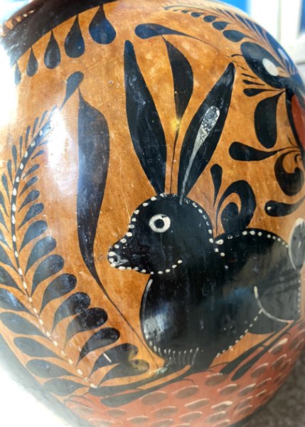 画像3: トナラ焼き壺アンティーク (3)