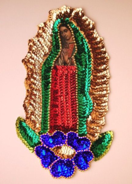 画像4: スパンコール「グアダルーペのマリア」 (4)